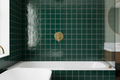 Dark Green 4x4 Tiles Close-Up